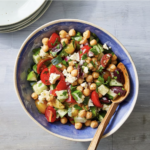 Chopped Salad with Chickpeas, Olives & Feta